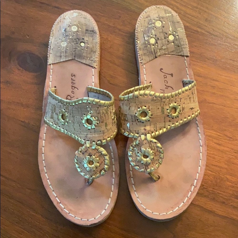 Jack Rogers Napa Valley Cork & Gold